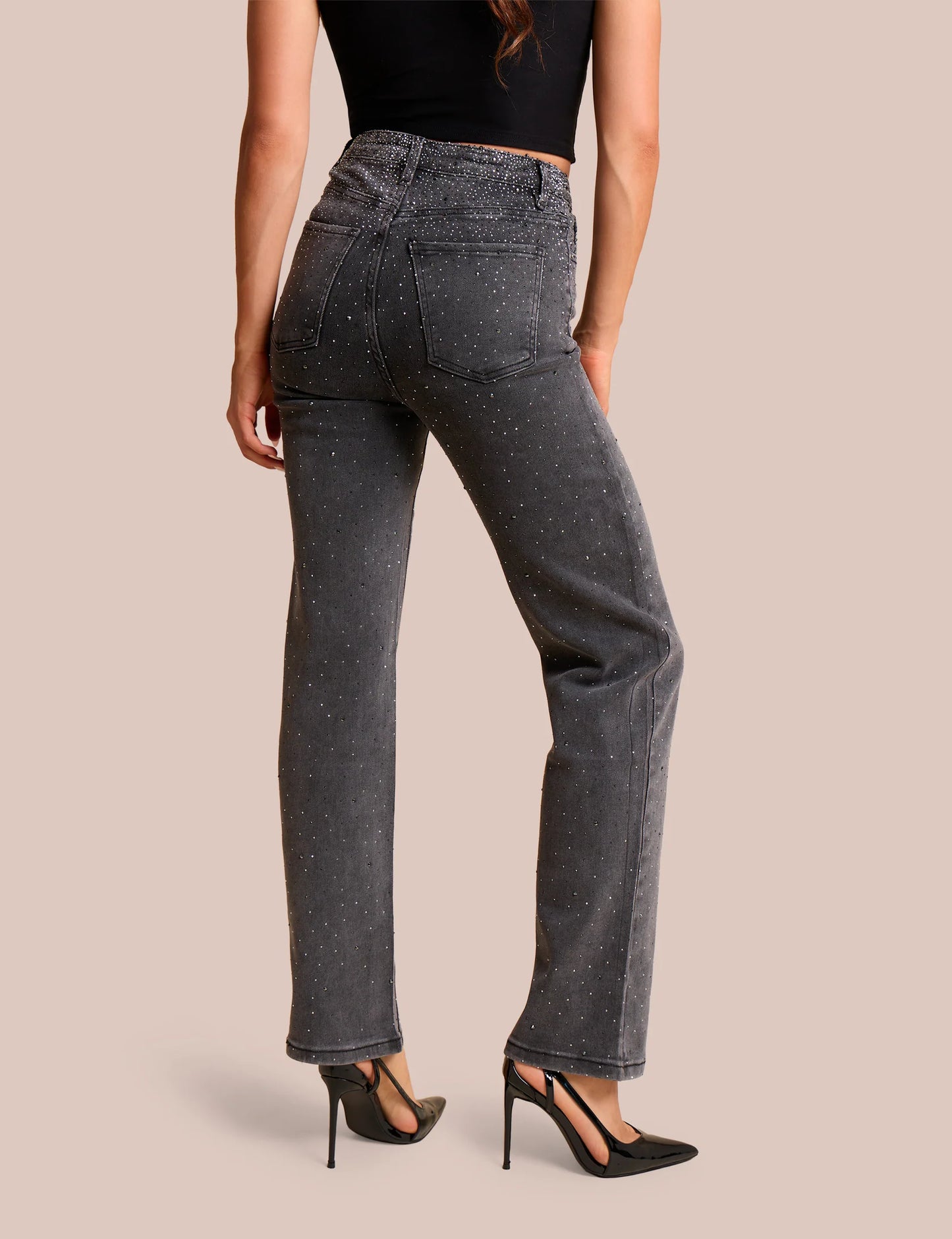 Stud Detail Denim Jeans